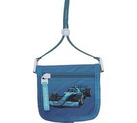 Beckmann, Brustbeutel Racing, Portemonnaie zum Umhängen für Kinder, Grundschule, Green