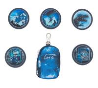 Beckmann Mini Rucksack mit Buttons Tech Rex