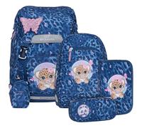 Beckmann Classic 22L Schulrucksack-Set 6tlg Cheeta