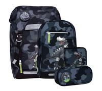 BECKMANN Classic Maxi Schoolbag Set 5-teilig 28L Camo Rex