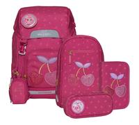 BECKMANN Classic Schoolbag Set 6-teilig 22L Cherry
