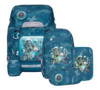 BECKMANN Classic Schoolbag Set 6-teilig 22L Jungle Game