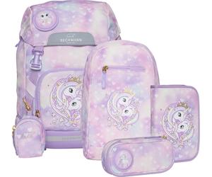Beckmann Classic Schulrucksack Set Unicorn Princess Purple