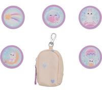 Beckmann, Mini Rucksack mit Buttons Yellow Heart, Klettverschluss, Grundschule, 1. Klasse Zubehör, Yellow