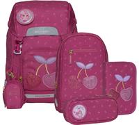 BECKMANN Classic Schoolbag Set 6-teilig 22L Cherry