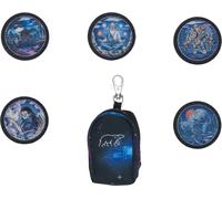 BECKMANN NORWAY - Mini Rucksack mit Buttons, Ninja Elements Blue