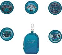 Beckmann, Mini Rucksack mit Buttons Racing, Klettverschluss, Grundschule, 1. Klasse Zubehör, Green