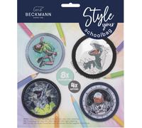BECKMANN Button Set 4-teilig Black
