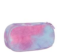 Beckmann, Ovales Schlamperetui Sport Junior Tie Dye, Schlampermäppchen Federetui für die Schule, Pink