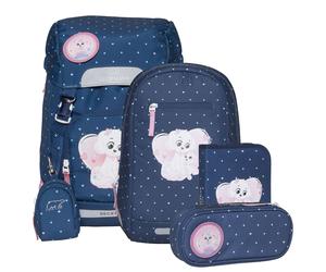 BECKMANN Norway Schulranzen Set 6tlg. Classic 22l Pet Friends Blue