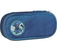 Beckmann, Ovales Schlamperetui Racing, Federmäppchen Schlampermäppchen, Grundschule, 1. Klasse, Green