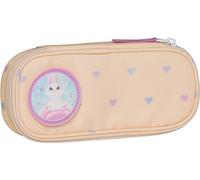 Beckmann, Ovales Schlamperetui Yellow Heart, Federmäppchen Schlampermäppchen, Grundschule, 1. Klasse, Yellow