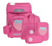 Beckmann Plus Air Schulranzen-Set 6tlg Strawberry