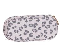 Beckmann Schlampermäppchen City Oval Pencil Case Leopard beige