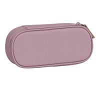 Beckmann Schlampermäppchen City Oval Pencil Case Purple Rose Altrosa