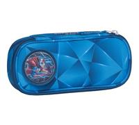 Beckmann Schlampermäppchen GS Oval Pencil Case Blue Lightning blau
