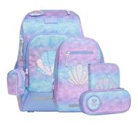 Beckmann Schulranzen Active Air FLX Schoolbag Set 6-teilig 20-25L Seashell flieder