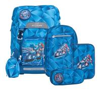 Beckmann Schulranzen Classic Schoolbag Set 6-teilig 22L Blue Lightning blau