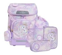 Beckmann Plus Air Schulranzen-Set 6tlg Unicorn Princess Pur