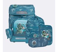 Beckmann Schulranzen-Set Plus Air Jungle Game, 6 tlg.
