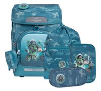 Beckmann Schulranzen-Set Plus Air Jungle Game Purple 6-teigig 2026er Modell