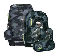 Beckmann Schulranzenset Active Air FLX - 6-Tlg. Set Camo Rex