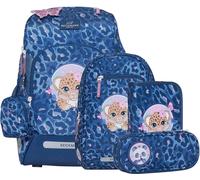Beckmann Schulranzenset Active Air FLX - 6-tlg. Set Cheeta