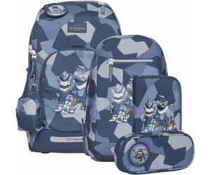 Beckmann Schulranzenset Active Air FLX - 6-tlg. Set Tiger Race