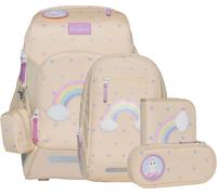 Beckmann Schulranzenset Active Air FLX - 6-Tlg. Set Yellow Heart