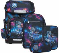 Beckmann Schulranzenset Plus Air - 6-tlg. Set Ninja Elements