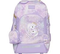 Beckmann, Schulrucksack Active Air FLX Unicorn Princess Purple, Grundschule, 1. Klasse, inkl. Regenüberzug, 20-25L, Purple