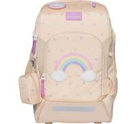 Beckmann, Schulrucksack Active Air FLX Yellow Heart, Grundschule, 1. Klasse, inkl. Regenüberzug, 20-25L, Yellow