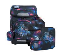 Beckmann Schulrucksack Plus Air 6-teiliges Set - Ninja Elements