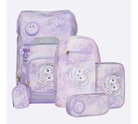 Beckmann Schulrucksack-Set Classic Maxi Set, Unicorn Princess Purple