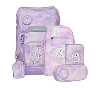 Beckmann Schulrucksack-Set Classic Maxi Set, Unicorn Princess Purple