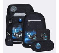 Beckmann Schulrucksack-Set Classic "Night Rider", 6-teilig