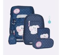 Beckmann Schulrucksack-Set Classic "Pet Friends blue" 7-teilig