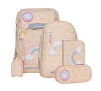 Beckmann Schulrucksack-Set Classic Set, Yellow Heart