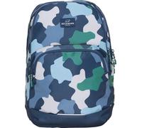 Beckmann, Schulrucksack Sport Junior Color Camo, weiterführende Schule ab 5. Klasse Unterstufe, 30L, Blue