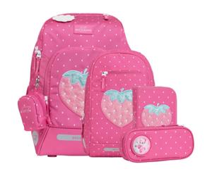 Beckmann Schultaschenset Active Air FLX Strawberry, 6-teilig