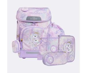Beckmann Schultaschenset Plus Air Princess Purple Unicorn 6-teilig 22 Liter