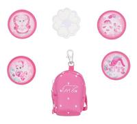 BECKMANN Utensilientasche Schulranzen-Zubehör Button Bag Strawberry Purpur