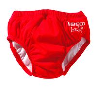 BECO Baby Aqua-Windel Slipform mit Gummibündchen, Schwimmhilfe, Größe S, Rot