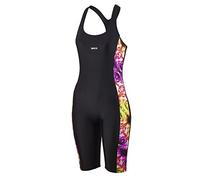 BECO Beermann Damen Badeanzug BECO Schwimmanzug Magical Mystery Trip, schwarz/bunt, 38, 06663