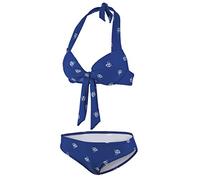 BECO Beermann Damen BECO Bügel-Bikini, B-Cup Sailors Romance Set, Marine, 44