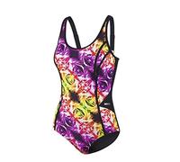 BECO Beermann Damen BECO Schwimmanzug, C-Cup Magical Mystery Trip Badeanzug, schwarz/Bunt, 46