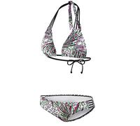 BECO Beermann Damen Bikini-Set BECO Triangel-Bikini, B-Cup Aqua, schwarz/bunt, 42, 36080