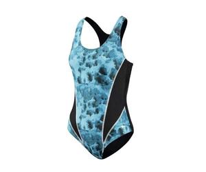 BECO Beermann GmbH & Co. KG Damen Badeanzug, Petrol/schwarz, 40, 6767