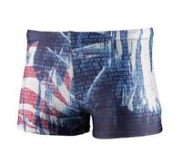 BECO Beermann GmbH & Co. KG Herren Badehose Square Leg Badehose, Marine/bunt, 7, 4515