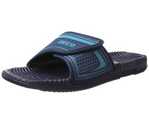 BECO-Beermann GmbH & Co. KG Pantoletten mit Massagefußbett-90601, Herren Pantoletten, Blau (Marine/Blau 76), 40 EU (6.5 UK)